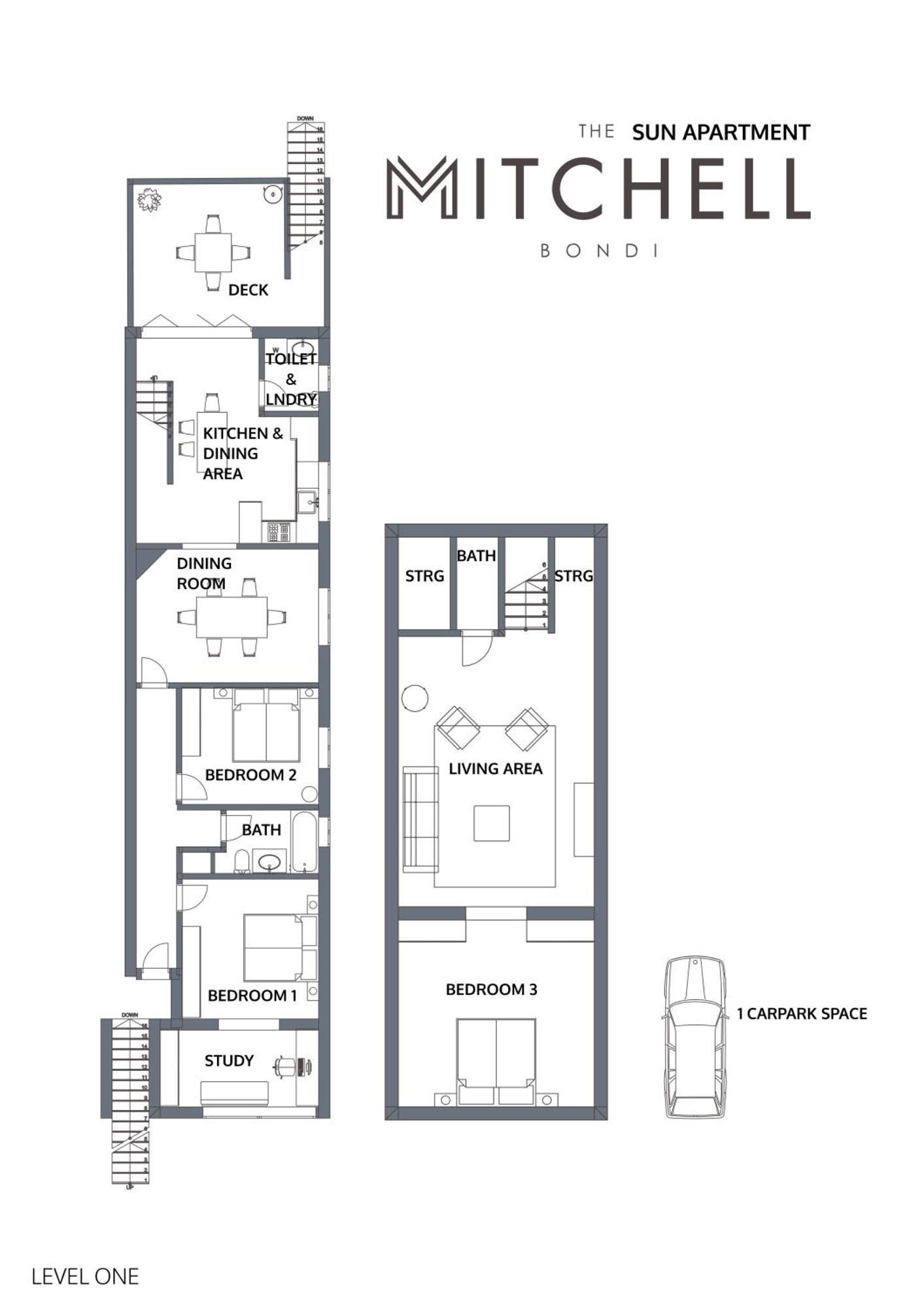Ferienwohnung The Mitchell Bondi Garden 3 Sydney Exterior foto